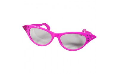 Partybril mega sixties roze 